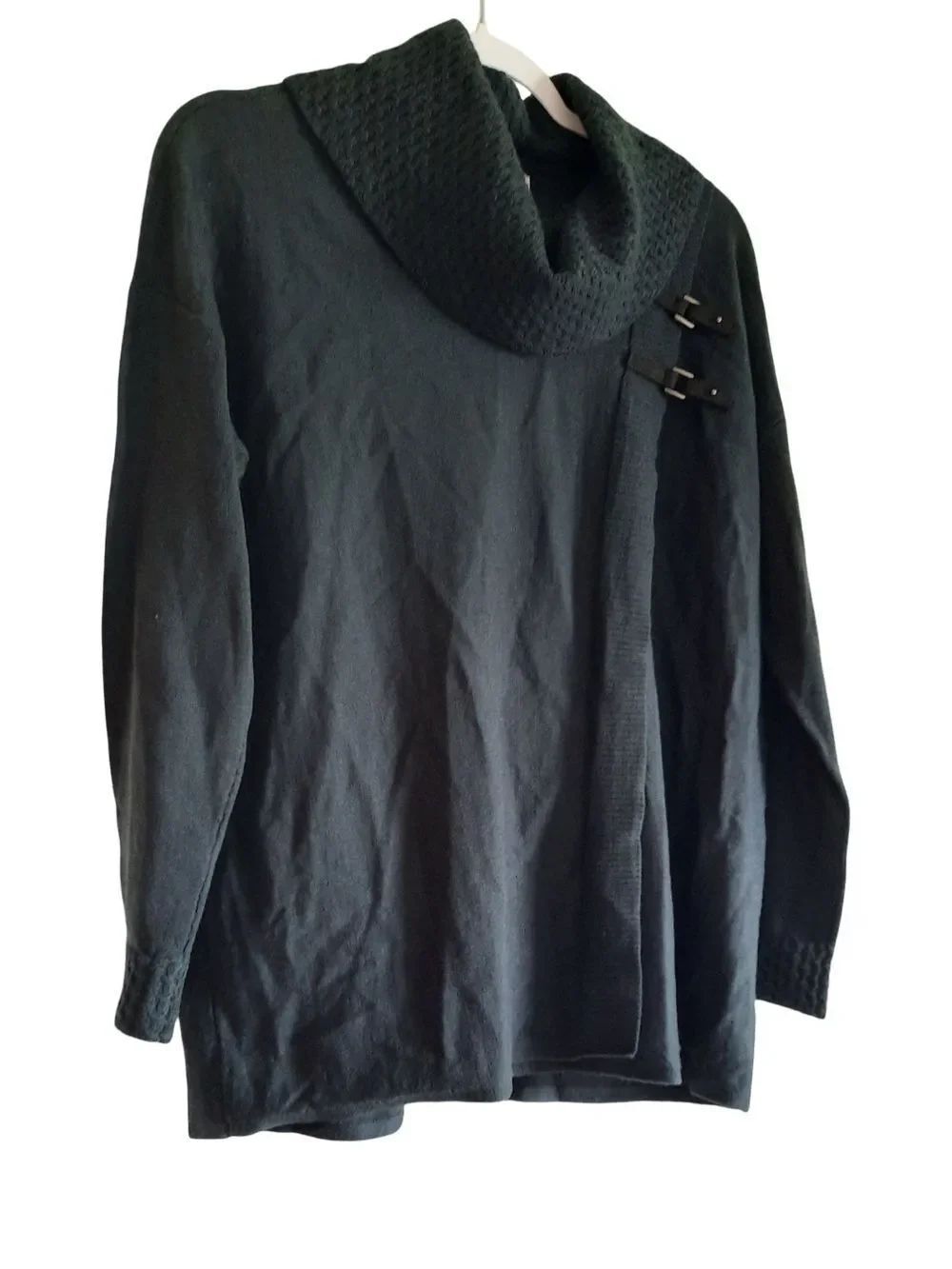 Ellen Tracy Merino Wool Funnel Neck Sweater
